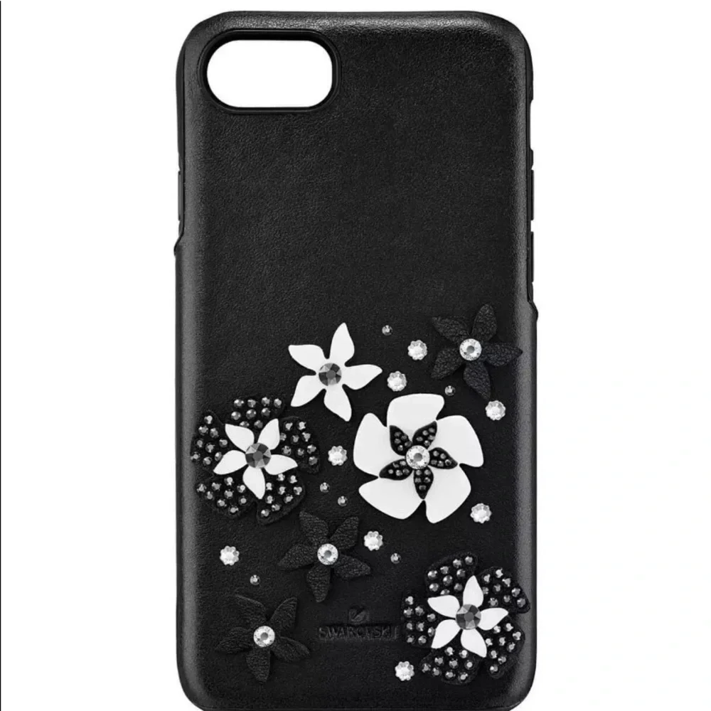 SWAROVSKI MAZY SMARTPHONE CASE W/ INTEGRATED BUMPER, IPHONE 6,7,8, BLACK 5427019